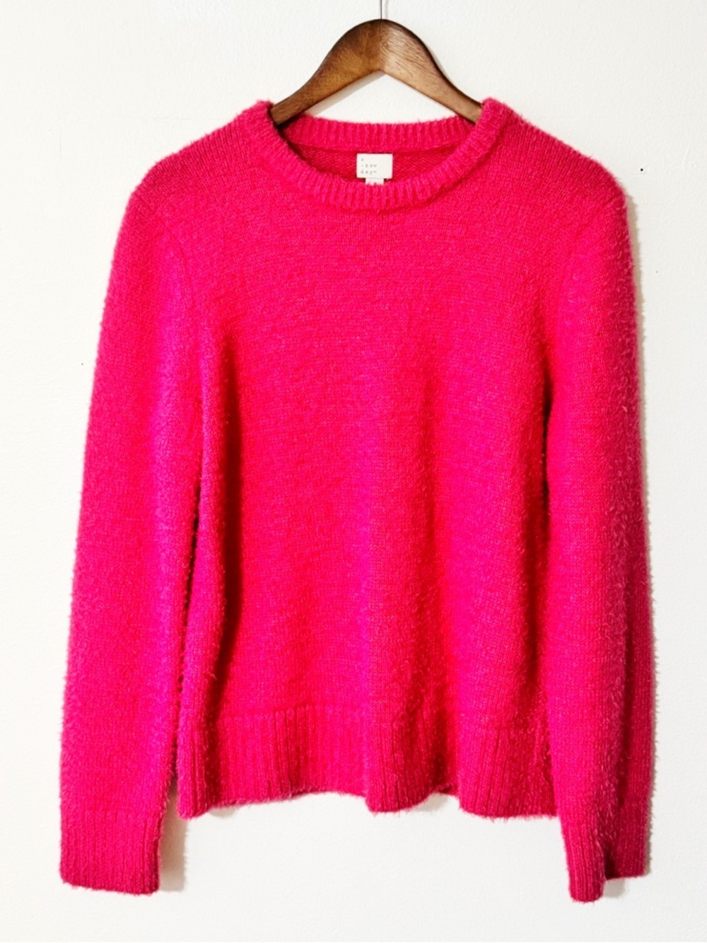 a new day Hot Pink Crewneck Sweater small
